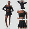Conjunto Deportivo de Yoga Mujer 3 Piezas Secado Rápido