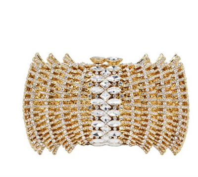 Cartera Clutch Vacía con Diamantes - Estuche Rígido de Lujo - Image 36