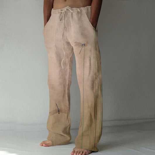 Pantalones Casuales Talla Grande Pierna Ancha para Hombre - Image 14