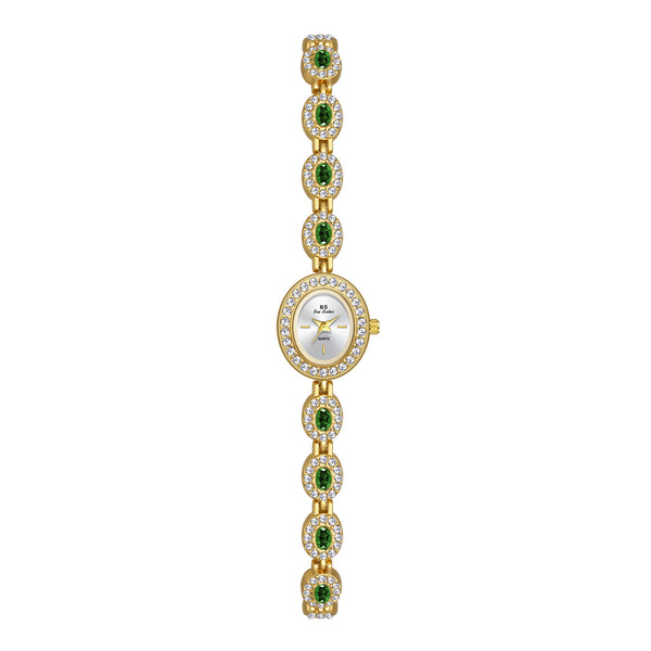 Reloj de Lujo Arcoíris con Gemas de Colores - Estilo Vintage Elegante - Image 6