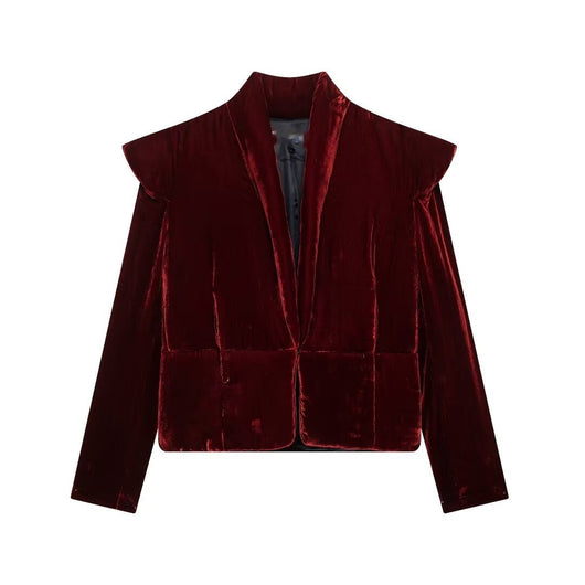 Chaqueta Abrigo Terciopelo Mujer Otoño Multiusos