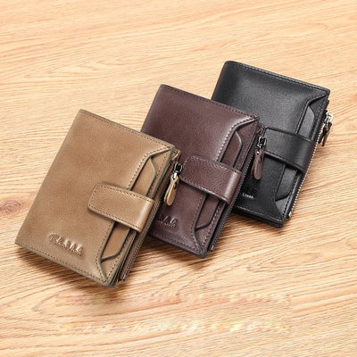 Billetera Corta de Cuero para Hombre - Diseño Casual y Moderno - Image 10