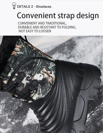 Botas de Nieve para Hombre Talla Grande con Forro Polar - Calidez Extrema - Image 14
