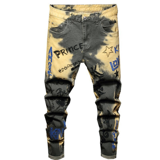 Pantalones Jeans Slim Fit Estirables con Estampado Camuflaje - Diseño Moderno y Versátil - Image 8