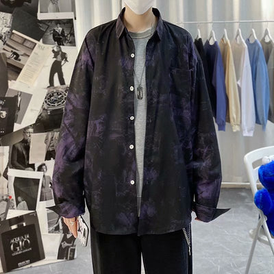 Camisa Vintage Floral Estilo Hong Kong para Hombre - Image 30