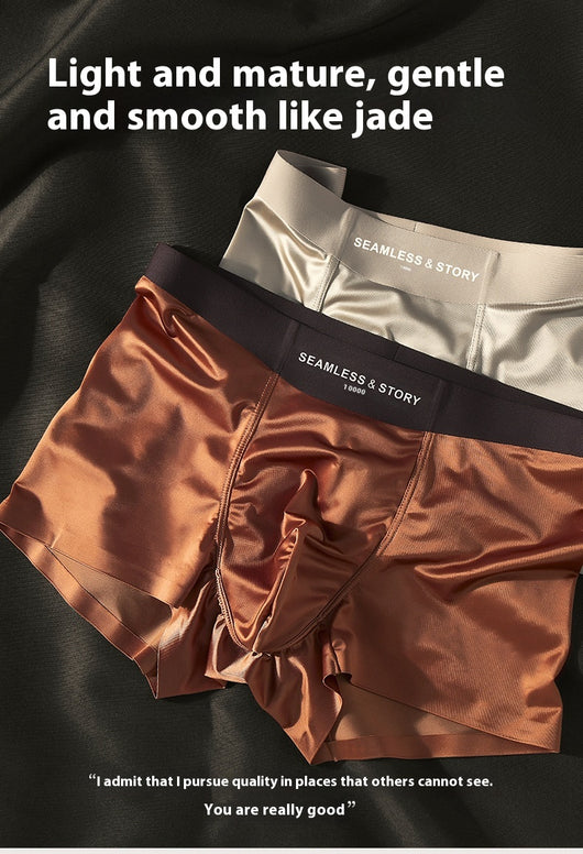 Calzoncillos de Seda de Hielo Lujo Satinado para Hombre - Image 19