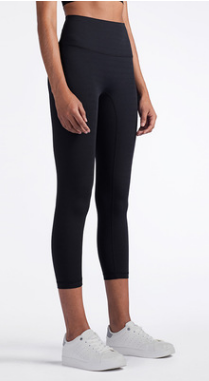 Leggings Yoga Cintura Alta Sin Costuras Nude Realza Glúteos Capri - Image 21
