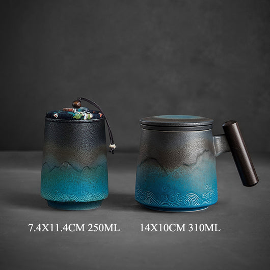 Taza de Té con Filtro Integrado y Tapa para Oficina - Image 11