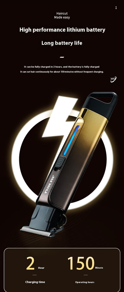 Cortadora de Cabello Eléctrica Profesional Retro con Grabado de Precisión - Image 10