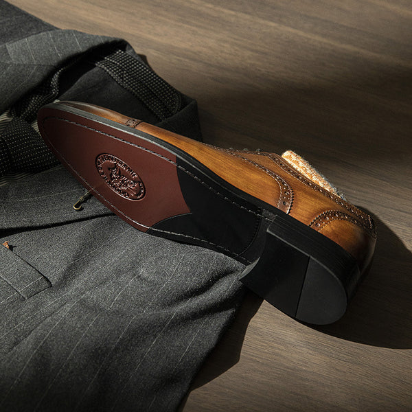 Zapatos Formales de Negocios para Hombre con Articulación Triple