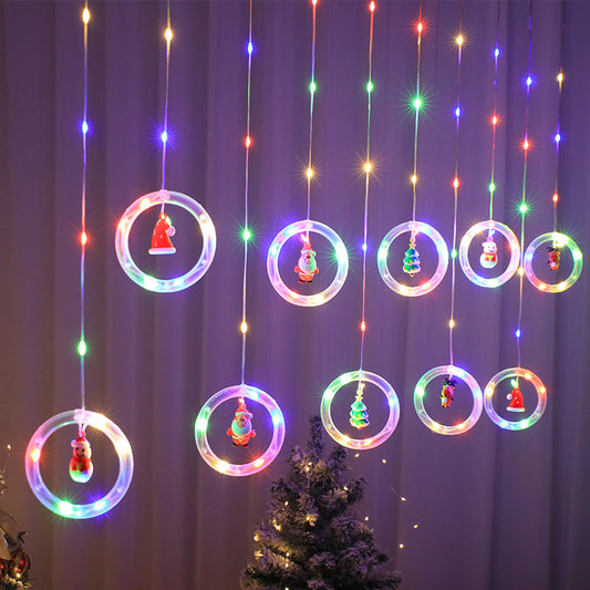 Cadena de Luces Navideñas para Cortinas - Image 2