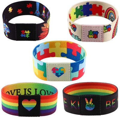 Pulsera Elástica Sensorial Colorida con Diseño Infantil - Lavable y Cómoda - Image 16