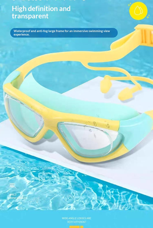 Gafas de Natación Infantiles Antivaho con Tapones Auditivos Integrados - Image 18