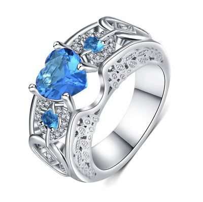 Anillo de Compromiso Corazón Ruby Princesa - Image 13