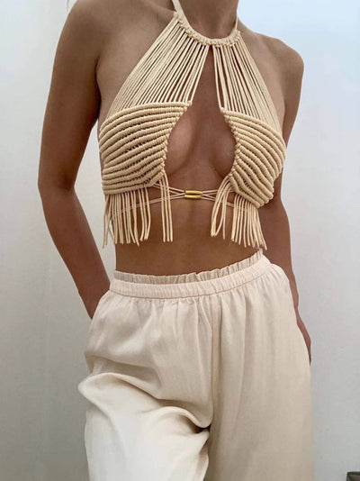 Top Bikini Playero con Borlas para Mujer - Image 11