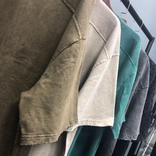 Camiseta Corta Bicolor de Tela Suave y Cómoda - Image 11