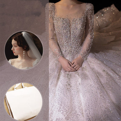 Vestido Largo Elegante con Mangas Largas para Mujer - Image 6