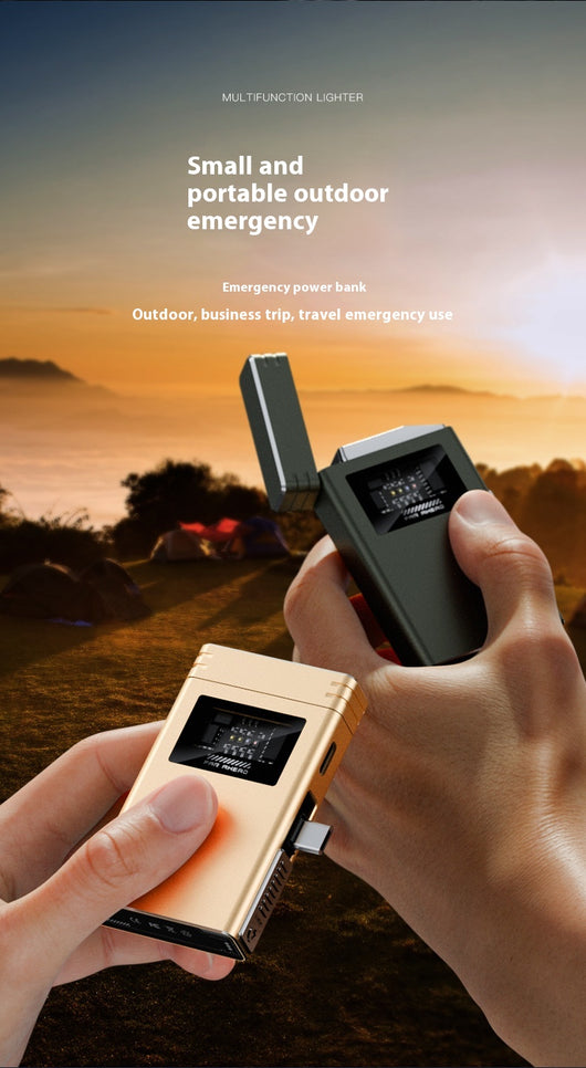 Encendedor Electrónico USB con Power Bank Dual - Diseño Metálico Premium - Image 24