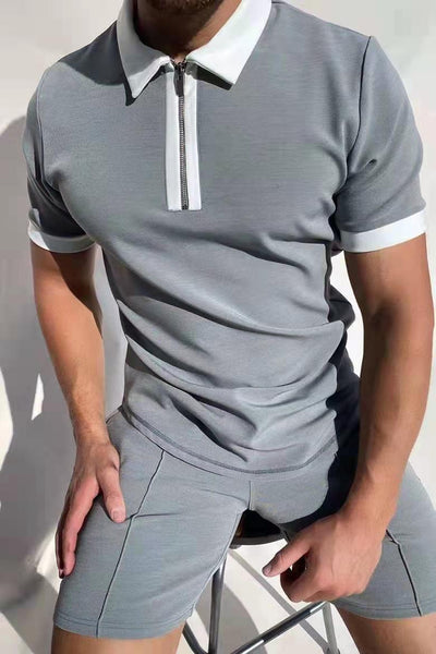 Polo Shirt Tejido Jacquard con Cierre - Camiseta Elegante para Hombre - Image 10