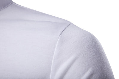 Playera Casual de Manga Larga con Botones Decorativos para Hombre - Image 10