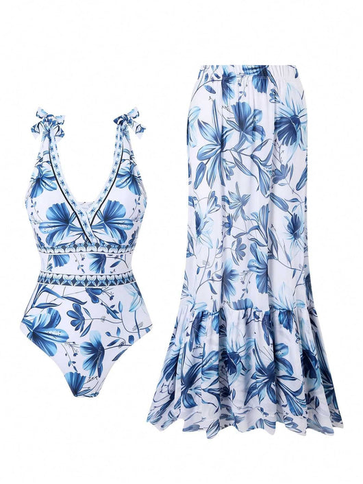 Traje de Baño Enterizo Étnico para Mujer - Image 54