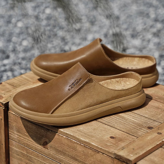 Sandalias de Cuero para Hombre con Desodorante - Comodidad de Verano - Image 9