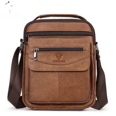 Mochila de Cuero Genuino para Hombre - Diseño Crossover Moderno - Image 6