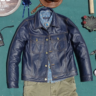 Chaqueta de Cuero Genuino Estilo Motociclista Premium - Image 6