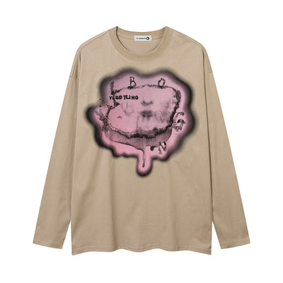 Playera de Manga Larga con Patrón Abstracto Creativo - Image 14