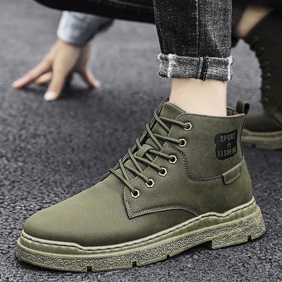 Zapatillas Altas Estilo Coreano para Hombre - Diseño Trendy - Image 12