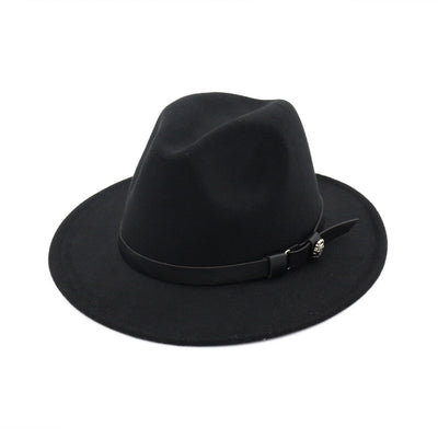 Sombrero Jazz de Ala Recta en Fieltro - Image 3
