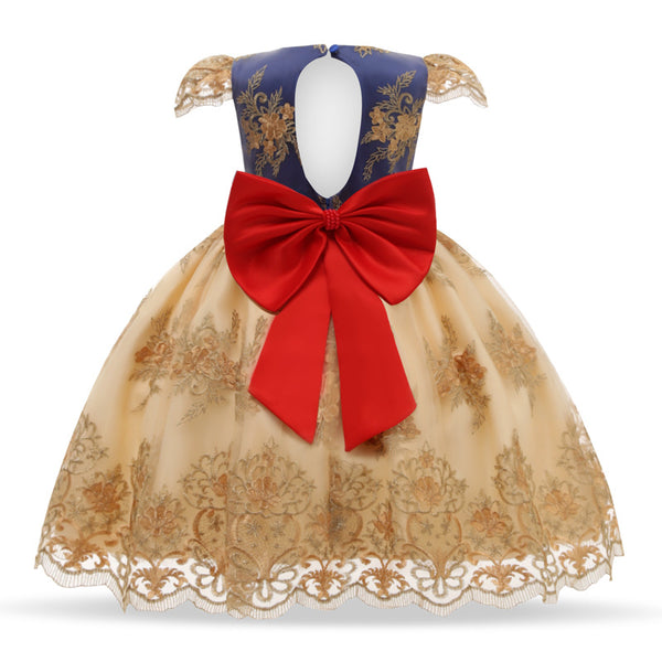 Vestido de Princesa Esponjoso con Bordados Estilo Occidental