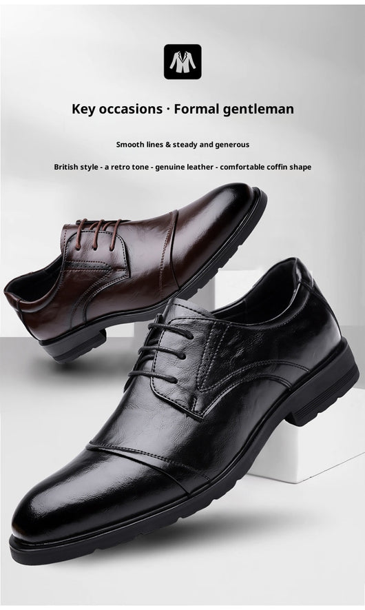 Zapatos de Cuero Formal para Hombre de Negocios - Image 19