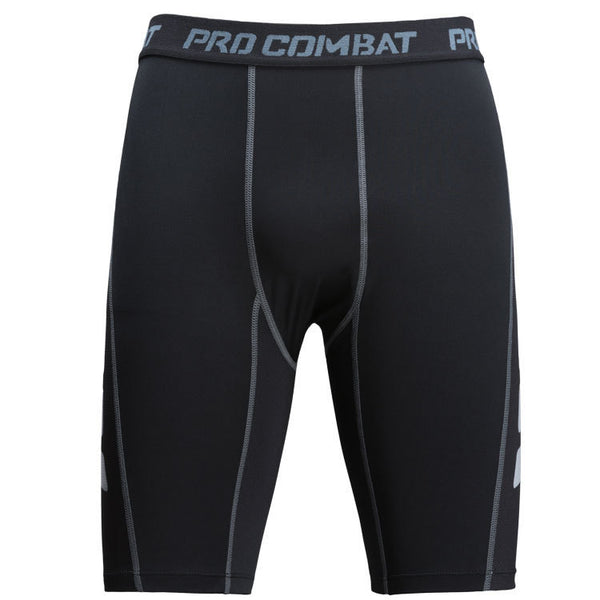 Shorts Deportivos de Compresión para Hombre con Estampado Camuflaje
