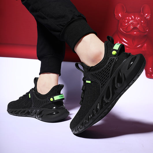 Zapatillas Deportivas Tejidas para Hombre con Suela Flama - Estilo Casual Verano - Image 12