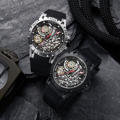 Reloj Mecánico Automático con Correa de Silicona - Image 12