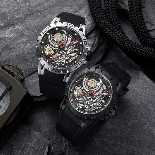 Reloj Mecánico Automático con Correa de Silicona - Image 12