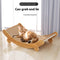 Sofá Rascador para Gatos con Sisal Natural y Nido Acogedor