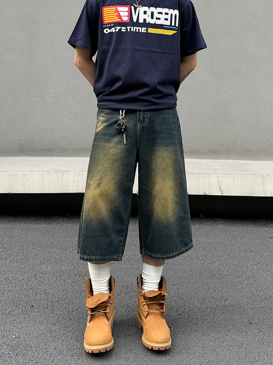 Jeans Cropped Desgastados Premium para Hombre - Image 2