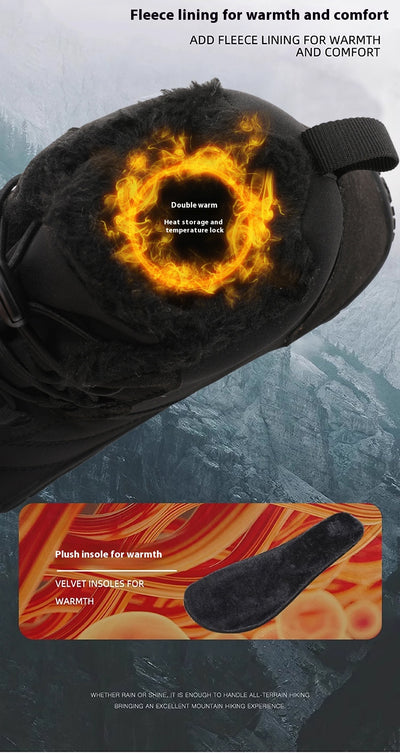 Botas de Invierno para Hombre - Aislamiento Térmico para Montaña y Camping - Image 17