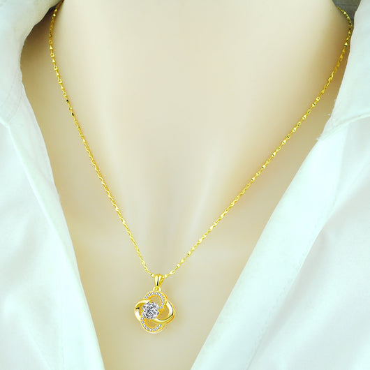 Collar Trébol Plata 925 Chapado en Oro Rosa 18k - Regalo Perfecto para Ella - Image 16