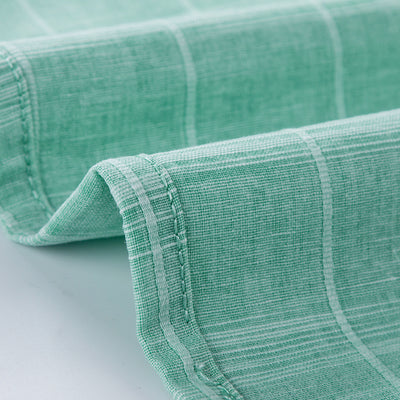 Pantalones Capri de Algodón y Lino a Cuadros - Image 15