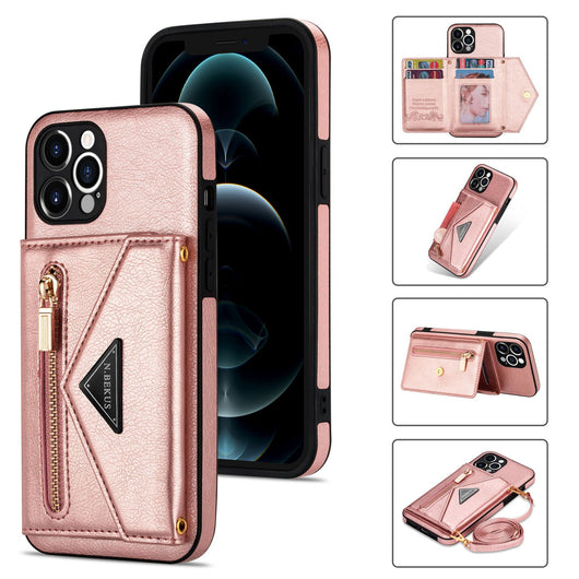 Funda Crossbody para Teléfono con Correa de Cuero e Inserción de Tarjetas - Image 8