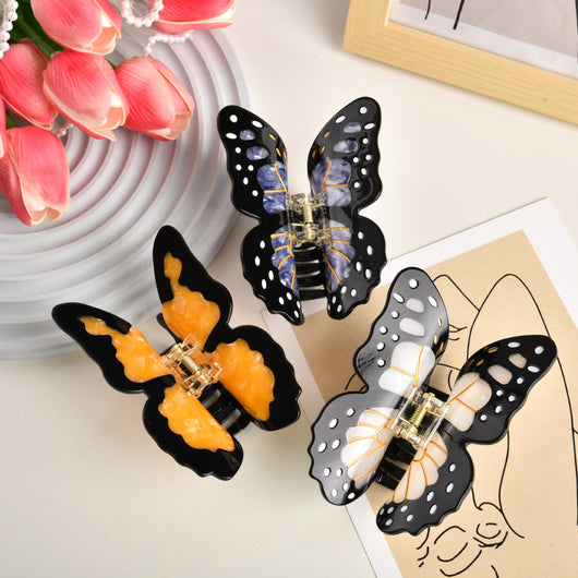 Pinza Mariposa Grande de Acetato para Moño y Recogidos - Image 9