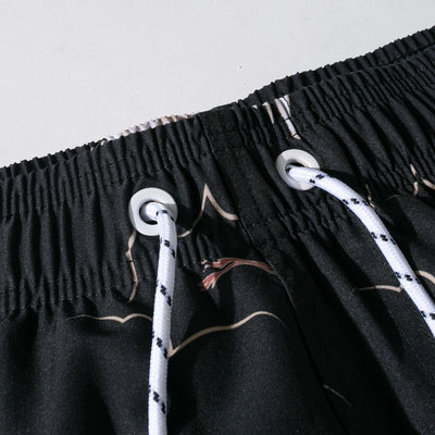 Pantalones de Playa Estampados Stretch Casual Talla Grande para Hombre - Image 5