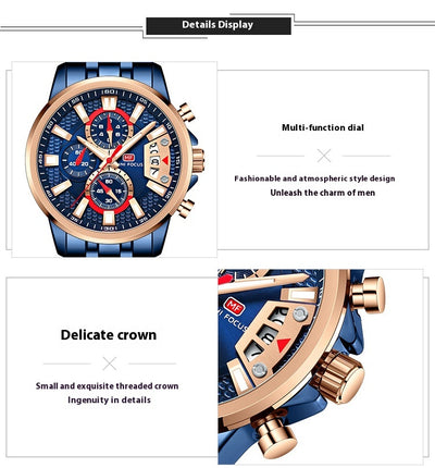 Reloj de Cuarzo Personalizado Resistente al Agua con Esfera de Color Mágico - Image 11