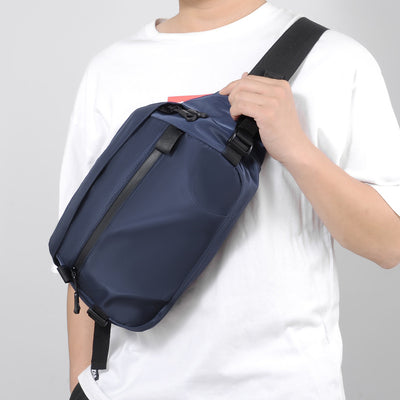 Mochila Bandolera Hombre Gran Capacidad - Bolsa Pecho Versátil para Estudiante y Commuter - Image 3