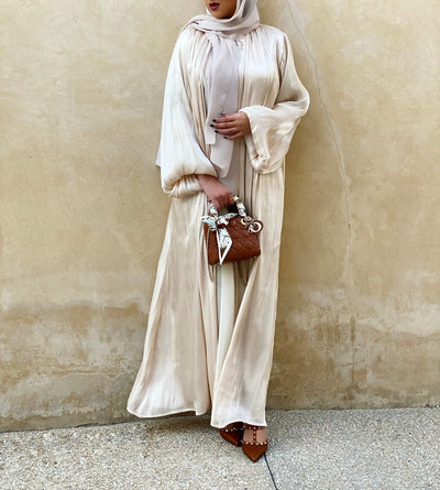 Abaya Kimono Elegante con Mangas Voluminosas - Diseño Moderno para Mujer - Image 5