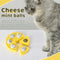 Pelotas de Catnip Adhesivas con Forma de Queso para Gatos