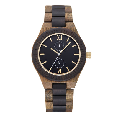 Reloj de Madera Multifuncional para Hombre con Movimiento de Cuarzo - Image 5